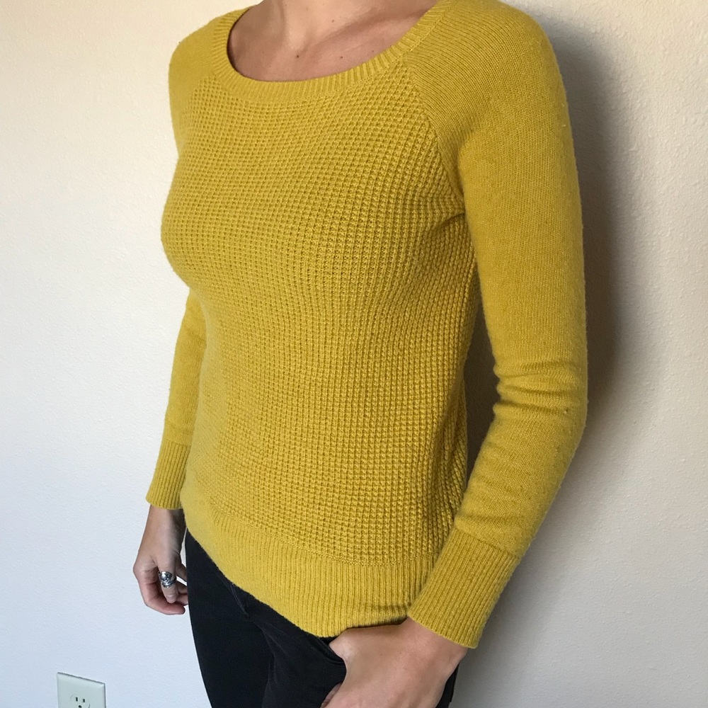 J.Crew Mustard Yellow Sweater